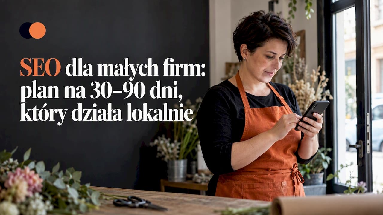 SEO dla małych firm: plan na 30–90 dni, który działa lokalnie