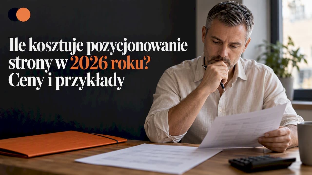 Ile kosztuje pozycjonowanie strony w 2026 roku? Ceny i przykłady