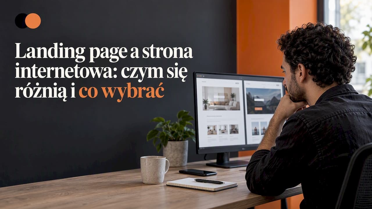Landing page a strona internetowa: czym się różnią i co wybrać